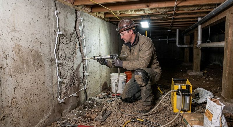 Basement Foundation Repair in Pickens County, SC