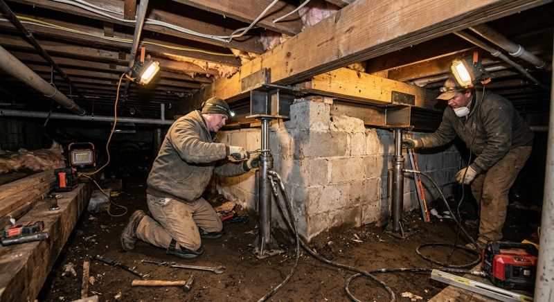 Basement Foundation Repair in Simpsonville, SC