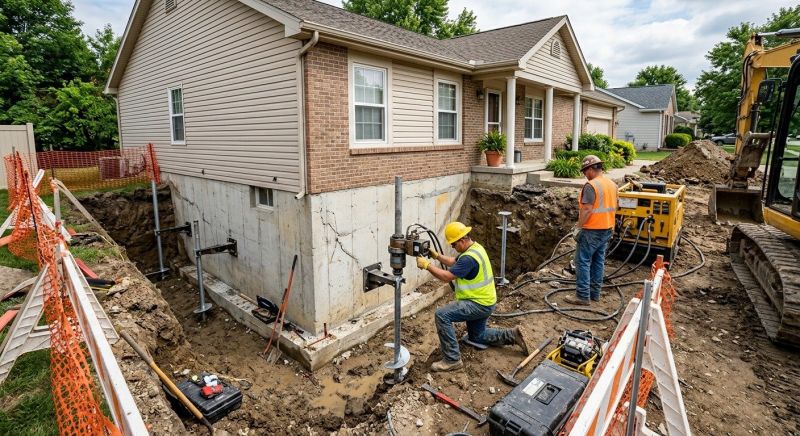 Building Foundation Repair in Taylors, SC