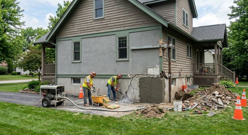 Building Foundation Repair in Zirconia, NC