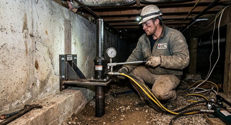 Concrete Foundation Leveling in Polk County, NC