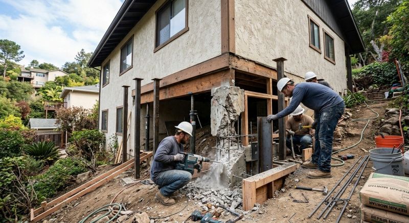 Concrete Foundation Repair in Taylors, SC