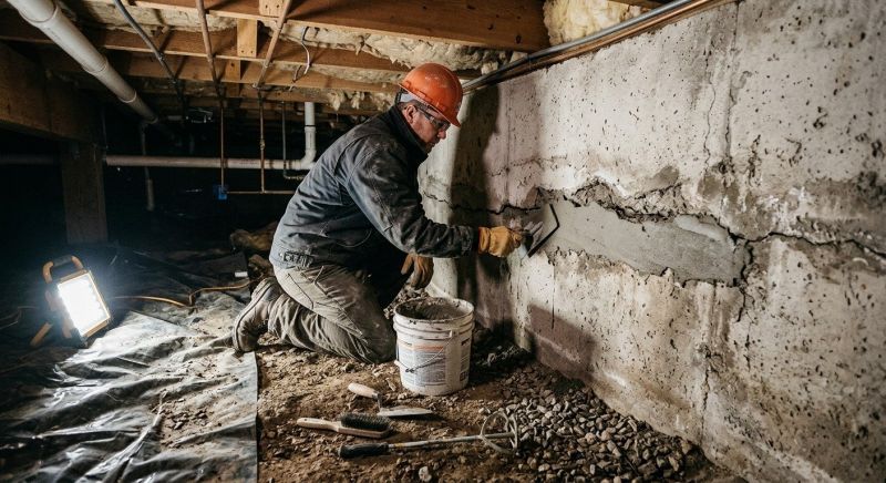Crawlspace Foundation Repair in Saluda, NC