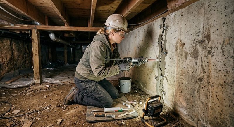 Crawlspace Foundation Repair in Simpsonville, SC