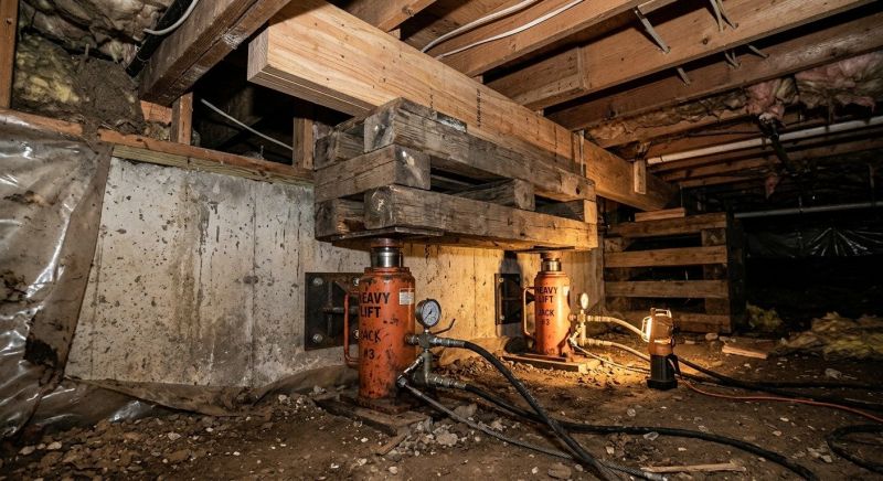 Foundation Jacking in Duncan, SC