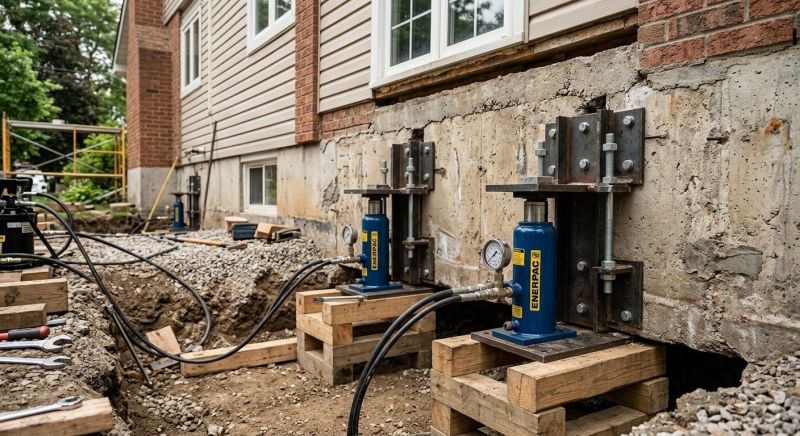 Foundation Jacking in Greenville, SC