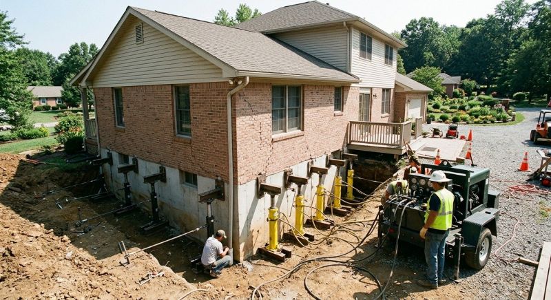 Foundation Jacking in Greenville, SC
