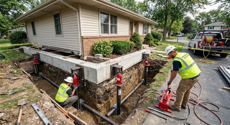 Foundation Jacking in Simpsonville, SC