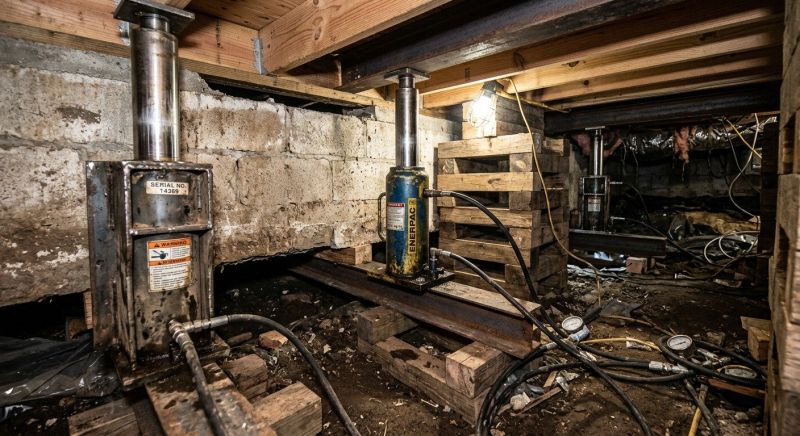 Foundation Jacking in Spartanburg County, SC