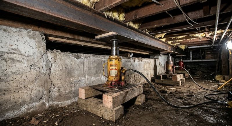 Foundation Jacking in Tryon, NC