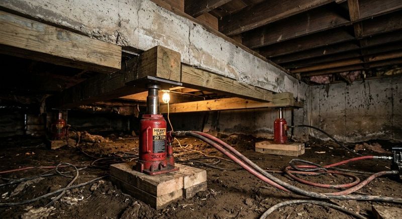 Foundation Jacking in Tryon, NC