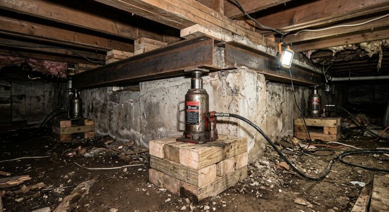 Foundation Jacking in Zirconia, NC