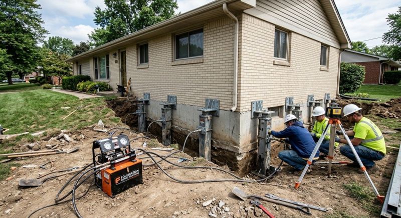 Foundation Pier Leveling in Greenville, SC
