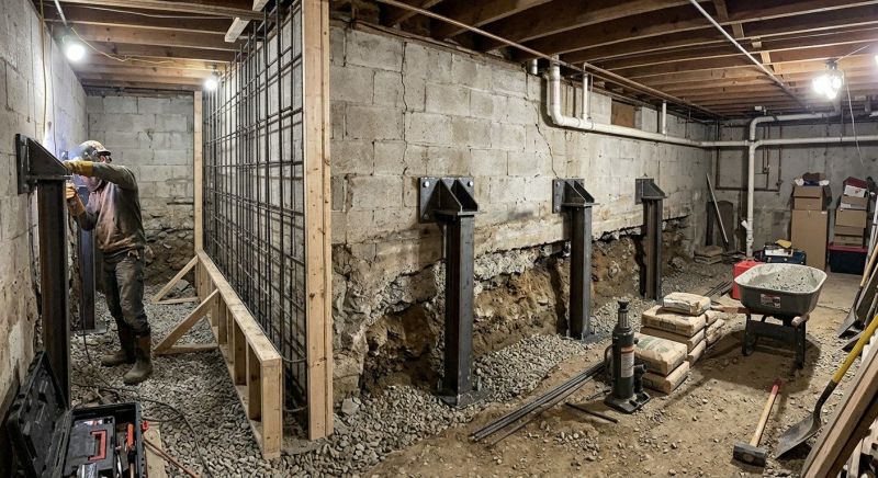 Foundation Stabilizing in Fountain Inn, SC