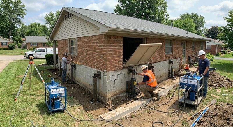 Home Foundation Leveling in Easley, SC