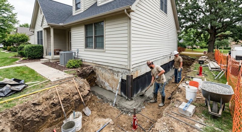 House Foundation Repair in Saluda, NC