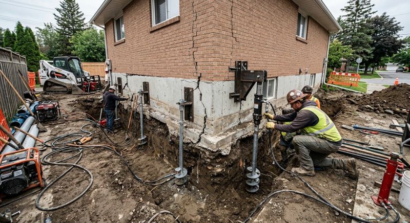 Sinking Foundation Repair in Landrum, SC