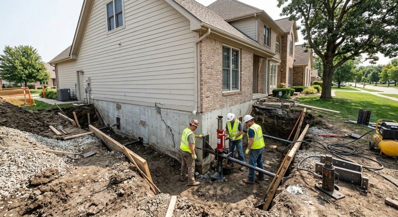 Sinking Foundation Repair in Pickens County, SC