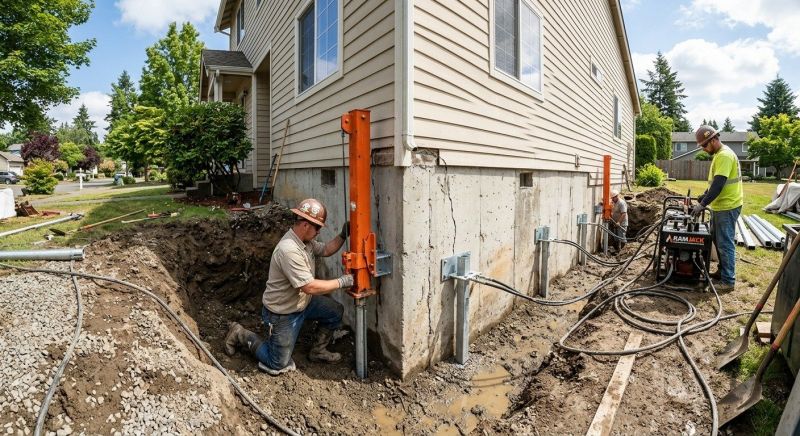 Sinking Foundation Repair in Pickens County, SC