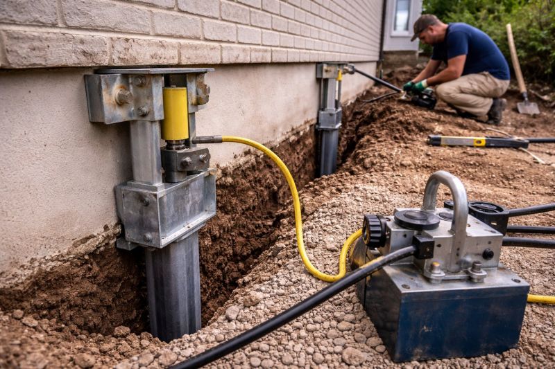 Sinking Foundation Repair in Taylors, SC