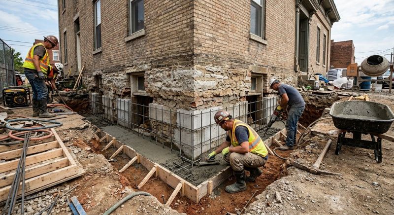 Underpinning Repair in Greenville, SC